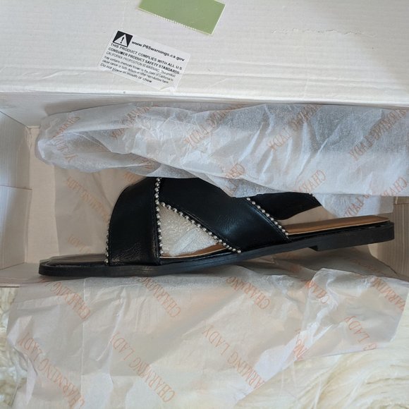 Charming Lady Flats Lamar Black 7.5 - Picture 5 of 5